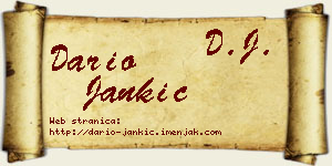 Dario Jankić vizit kartica